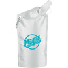 Foldable Water Pouches Metallic Grey